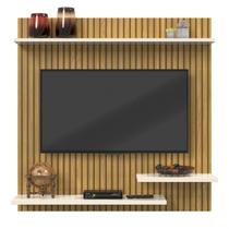 Painel Para TV Até 32 Polegadas Ripado Nicho e Preteleira Modelo Madrid