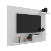 Painel Para Tv Até 42" Polegadas Denver Com Prateleira Branco J Carvalho