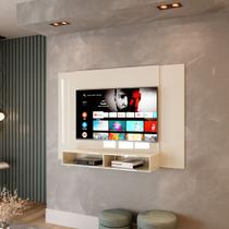 Painel para TV até 43" Polegadas com 2 Nichos para Quarto e Sala- Várias Cores
