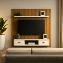 Painel Para Tv até 45 polegadas 2 Portas Estante Prateleira