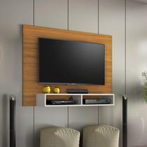 Painel para TV até 49 Polegadas 120cmx89cm 2 Nichos Eros Notável Móveis Amarelo Freijó Trend/Off White Painel para TV até 49 Polegadas 120cmx89cm 2 Nichos Eros Notável Móveis Amarelo Freijó Trend/Off White