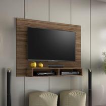 Painel para TV até 49 Polegadas 120cmx89cm 2 Nichos Eros Notável Móveis Marrom Nogal Trend Painel para TV até 49 Polegadas 120cmx89cm 2 Nichos Eros Notável Móveis Marrom Nogal Trend