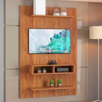 Painel Para Tv Até 50 Byte Com Nicho E 2 Prateleiras Mel Mel Painel Para Tv Até 50 Byte Com Nicho E 2 Prateleiras Mel Mel