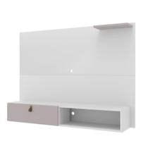 Painel para TV até 50 Polegadas 1 Porta 1 Prateleira Califórnia 120cm Branco - J Carvalho