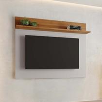 Painel para TV até 50 Polegadas 135,4cmx105,8cm Nt 1185 Branco Off White/Freijó Trend Painel para TV até 50 Polegadas 135,4cmx105,8cm Nt 1185 Branco Off White/Freijó Trend