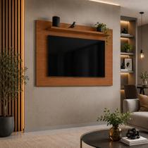 Painel para TV até 50 Polegadas 135cmx90cm Safira Marrom Cedro