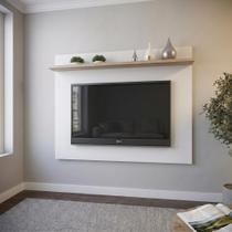 Painel para TV até 50 Polegadas 160CMX120CM 1 Prateleira Benevello Quiditá Branco Painel para TV até 50 Polegadas 160CMX120CM 1 Prateleira Benevello Quiditá Branco