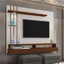 Painel para TV até 50 Polegadas 160cmx135cm Eros Bege Off White/Canela Painel para TV até 50 Polegadas 160cmx135cm Eros Bege Off White/Canela