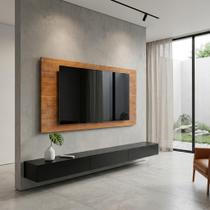 Painel para TV até 50 Polegadas 185cmx100cm Pés em Madeira Maciça
