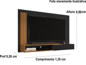 Painel para TV Até 50 Polegadas Bagdá com porta Cores - Comprar Moveis para sua Casa