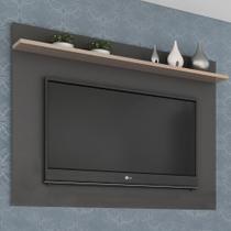 Painel para TV Até 50 Polegadas Benevello 2035 Grafite - Quiditá Móveis