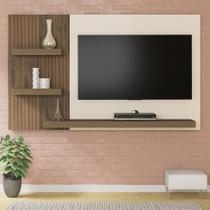 Painel para TV até 50 Polegadas Chess Marrom e Off White 160 cm Painel para TV até 50 Polegadas Chess Marrom e Off White 160 cm