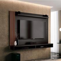 Painel Para Tv Até 50 Polegadas Dijon Ripado C/ Prateleira e Nicho