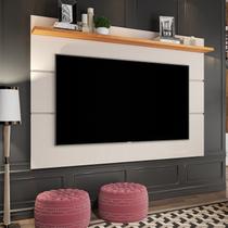 Painel para TV até 50 Polegadas MDF 136cmx132cm 1 Prateleira Vivare New