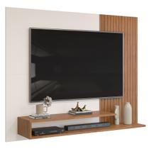 Painel Para Tv Até 50 Polegadas Nando D04 Freijó/Off White - Mpozenato
