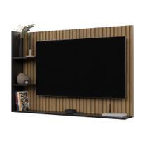 Painel Para TV Até 50 Polegadas Para Sala / Quarto e Área de Lazer Com Nicho e Prateleira