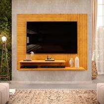 Painel para TV até 50 Polegadas Ripado com Nichos DJ Móveis Nando Cedro Painel para TV até 50 Polegadas Ripado com Nichos DJ Móveis Nando Cedro