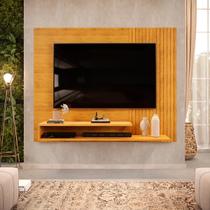 Painel para TV até 50 Polegadas Ripado com Nichos DJ Móveis Nando Cedro