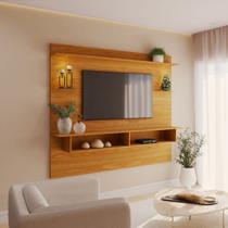 Painel para TV até 55 Polegadas 2,1cmx180cm 2 Nichos Viena