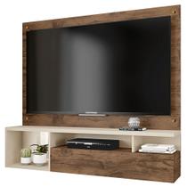 Painel Para TV Até 55 Polegadas Black Jatobá Off White Painel Para TV Até 55 Polegadas Black Jatobá Off White