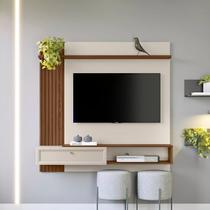 Painel para TV até 55 Polegadas com Ripado Alvorada Linea Brasil
