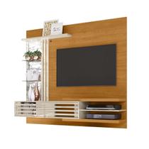 Painel Para TV até 55 Polegadas Frizz Supreme com LED cor Cinamomo e Off White - Madetec Painel Para TV até 55 Polegadas Frizz Supreme com LED cor Cinamomo e Off White - Madetec