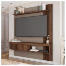 Painel Para Tv Até 55 Polegadas Marrom Moon Caemmun Painel Para Tv Até 55 Polegadas Marrom Moon Caemmun