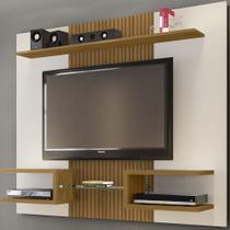 Painel para TV Até 55 Polegadas Morgan Off White/Cinamomo - Pnr Móveis