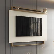 Painel para TV até 55 Polegadas Prateleira Àpila Rimo Carvalho/OffWhite