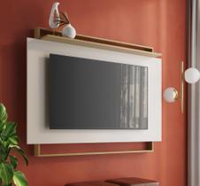 Painel para TV até 55 Polegadas Prateleira Àpila Rimo Carvalho/OffWhite Painel para TV até 55 Polegadas Prateleira Àpila Rimo Carvalho/OffWhite