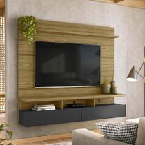 Painel para TV até 55 Polegadas Zeus Avelã e Preto