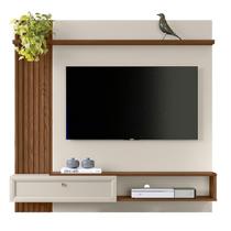 Painel para Tv até 55" Ripado com Nicho MDP/MDF Amanda Painel para Tv até 55" Ripado com Nicho MDP/MDF Amanda