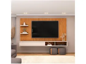 Painel para TV até 60" DJ Móveis Friz Painel para TV até 60" DJ Móveis Friz