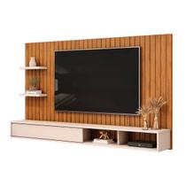 Painel para TV até 60 Polegadas 1 Porta Friz Freijó/Off White - DJ Móveis