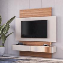 Painel para TV até 60 Polegadas 171cmx180cm 2 Portas Kobe YesCasa Bege Arenas/Frejó Painel para TV até 60 Polegadas 171cmx180cm 2 Portas Kobe YesCasa Bege Arenas/Frejó