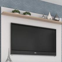 Painel para TV até 60 Polegadas 180cmx120cm 1 Prateleira Benevello Quiditá Branco Painel para TV até 60 Polegadas 180cmx120cm 1 Prateleira Benevello Quiditá Branco