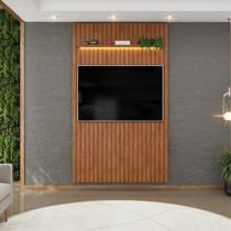 Painel para TV até 60 Polegadas com LED MDF 143cmx240cm Trento Painel para TV até 60 Polegadas com LED MDF 143cmx240cm Trento