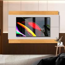 Painel Para TV Até 60 Polegadas Com LED Off White Nature Charm 2.2 Shop JM