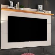 Painel para TV Até 60 Polegadas Hemera 1 Prateleira Off White/Nature - Pnr Móveis