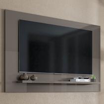 Painel para TV Até 60 Polegadas Kaliforny 1 Prateleira Cinza Perola - Pnr Móveis