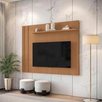 Painel para TV até 60 Polegadas Kappesberg com Prateleira Canela 180cm Painel para TV até 60 Polegadas Kappesberg com Prateleira Canela 180cm