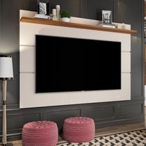 Painel para TV até 60 Polegadas MDF 160cmx132cm 1 Prateleira Vivare New Bege Off White/Freijó Painel para TV até 60 Polegadas MDF 160cmx132cm 1 Prateleira Vivare New Bege Off White/Freijó