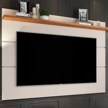 Painel para TV até 60 Polegadas MDF 160cmx132cm 1 Prateleira Vivare New