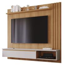 Painel para TV até 60 Polegadas Panamá Plus 100% MDF com 1 Porta Permóbili Nature/Off White