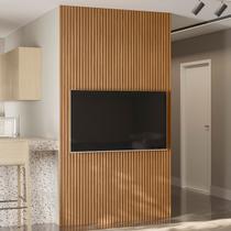 Painel para TV Até 60 Polegadas Ripado Nature Fosco - Linea Brasil