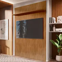 Painel para TV Até 60 Polegadas Siena 1 Prateleira Cedro 008174144 - Casa D