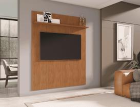 Painel Para Tv Até 60 Polegadas Siena 1 Prateleira Cedro