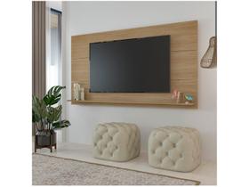 Painel para TV Até 60 Polegadas Slim Carvalho C/ Suporte para TV - Artely