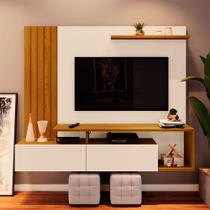 Painel Para Tv Ate 65" Kiara Casa 812 Nature Off White