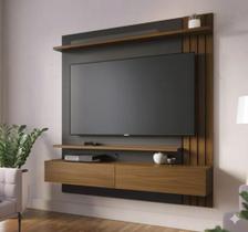 Painel para TV até 65 Polegadas 150cmx162cm 2 Portas Basculantes 2 Prateleiras Juriti